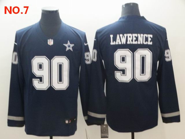 Men's Dallas Cowboys #90 DeMarcus Lawrence Jersey NO.7;